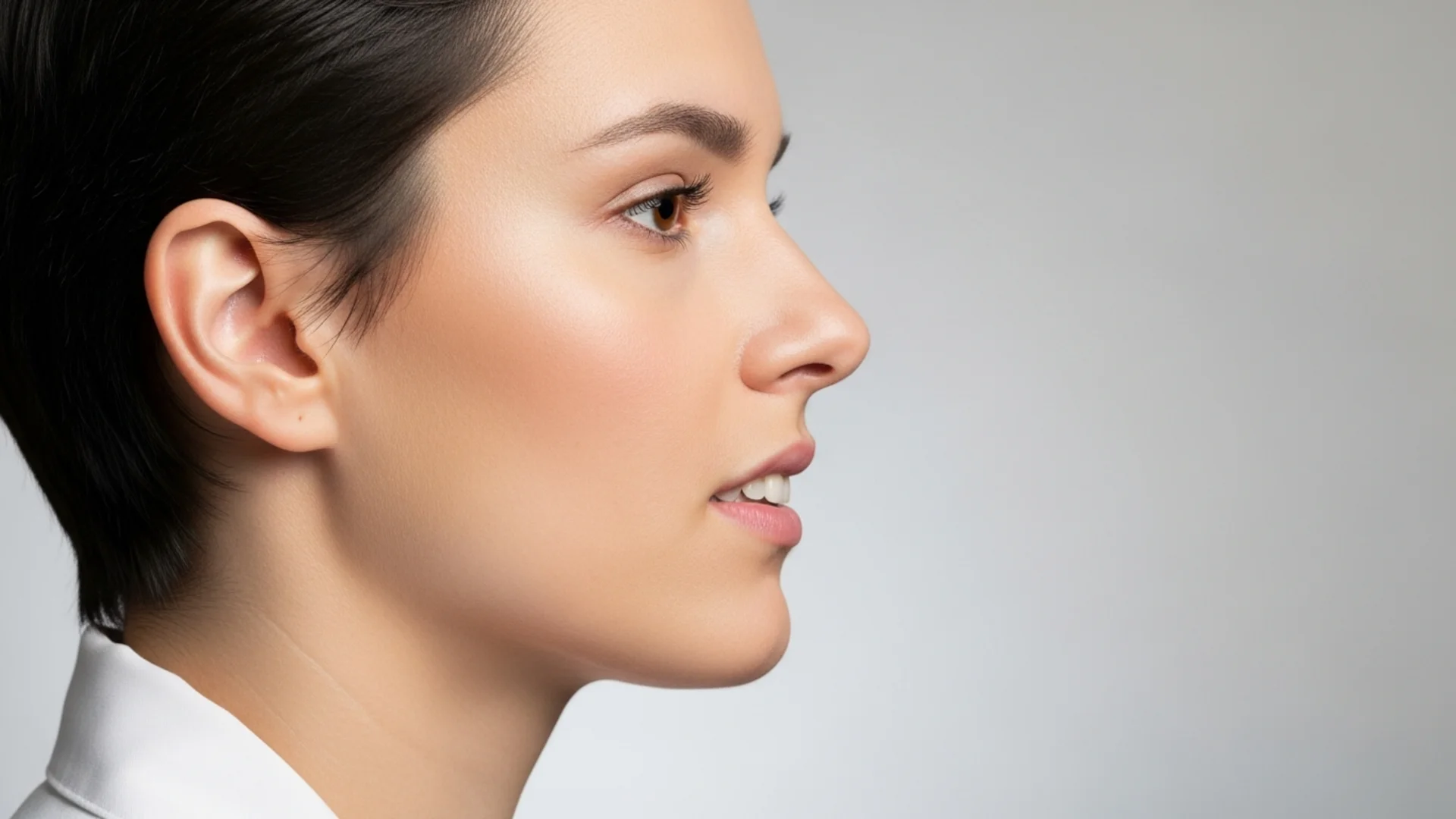 REPLACE: Authentic before/after profile pair of a real OSOI orthognathic patient (with signed release).